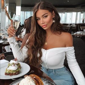 FASHION NOVA off shoulder bodysuit